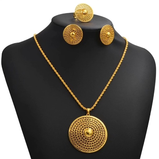 Elegant Pendant Necklace & Earring Set